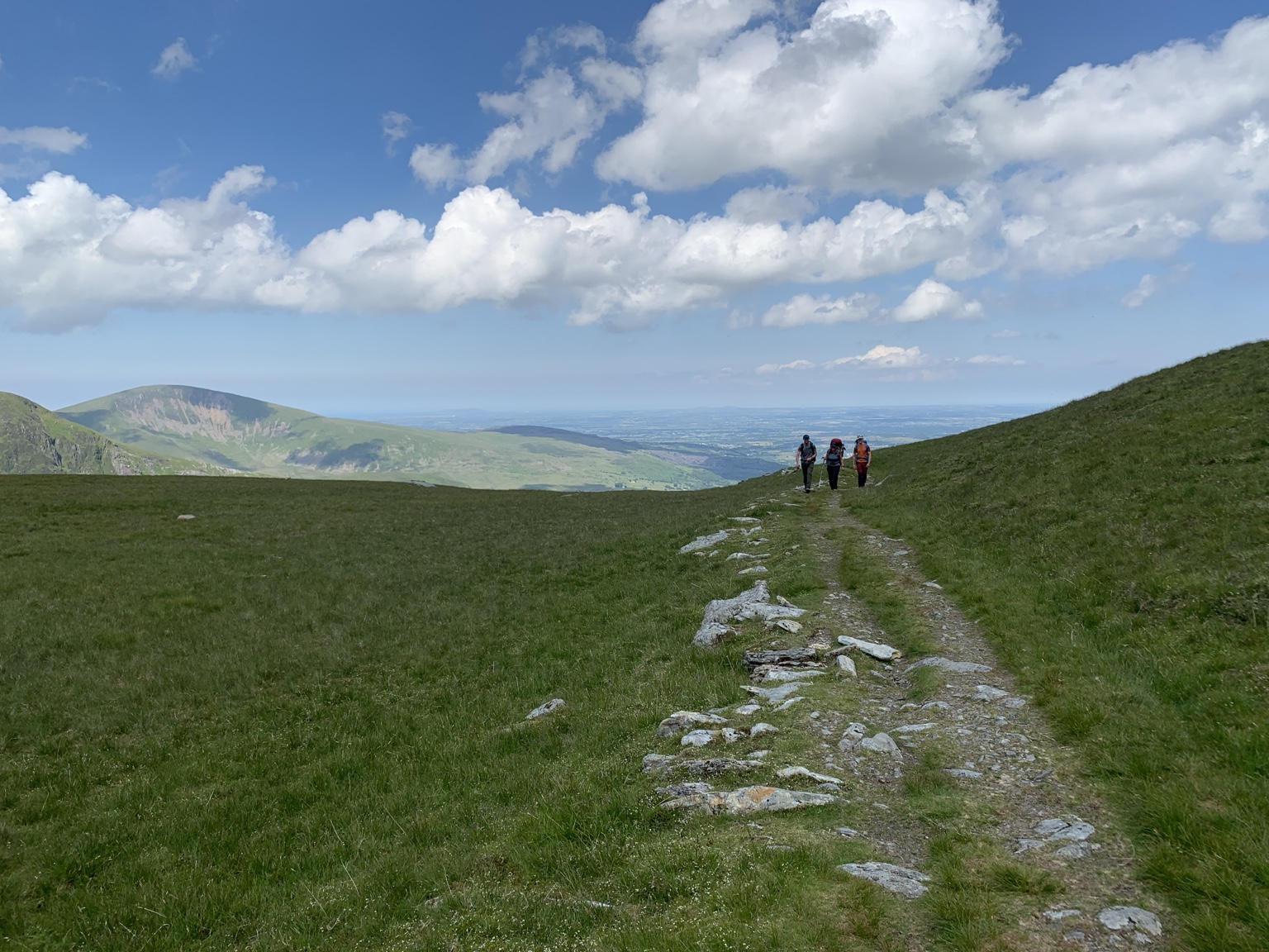 Army Cadets walking into the hills