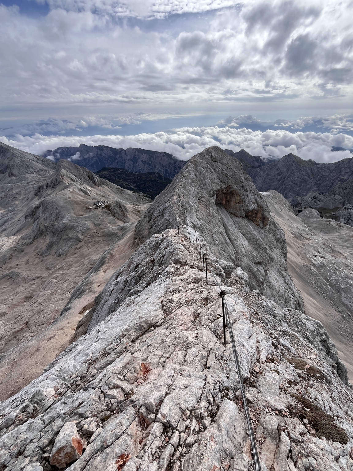 A mountain ridge